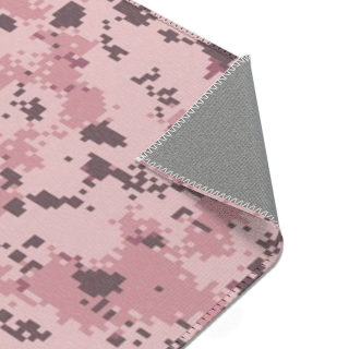 Pink Digital Camo Area Rug 8