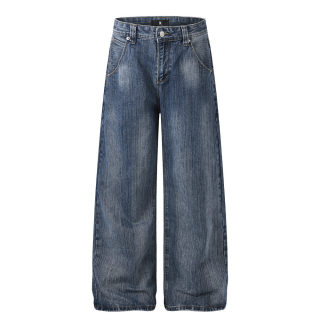 Men's Distressed Denim Pants | Blue