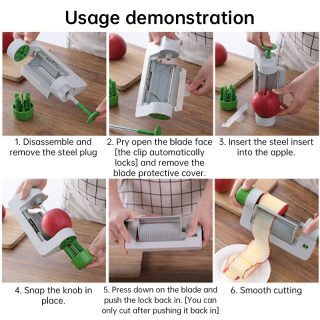 Multi-Function Vegetable & Fruit Slicer | Manual Rotary Peeler 5