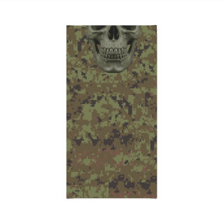 Skull Camouflage Neck Gaiter 2