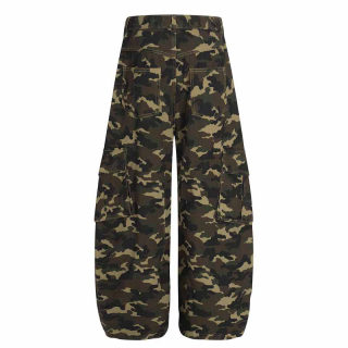 Cool Camouflage Multi-Pocket Cargo Wide Leg Pants | Unisex 3