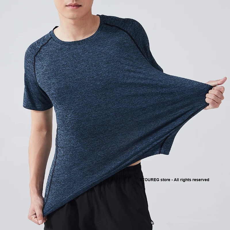 Men's Quick-Dry Compression Running T-Shirt | Fitness Gym Soccer Jersey