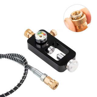 Diving Oxygen Cylinder Charging Valve | Scuba Adapter with Meter & Hose 3