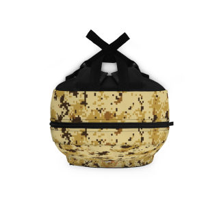 Desert Digital Camo American Flag Backpack | Tan Camo USA Flag Pack 4