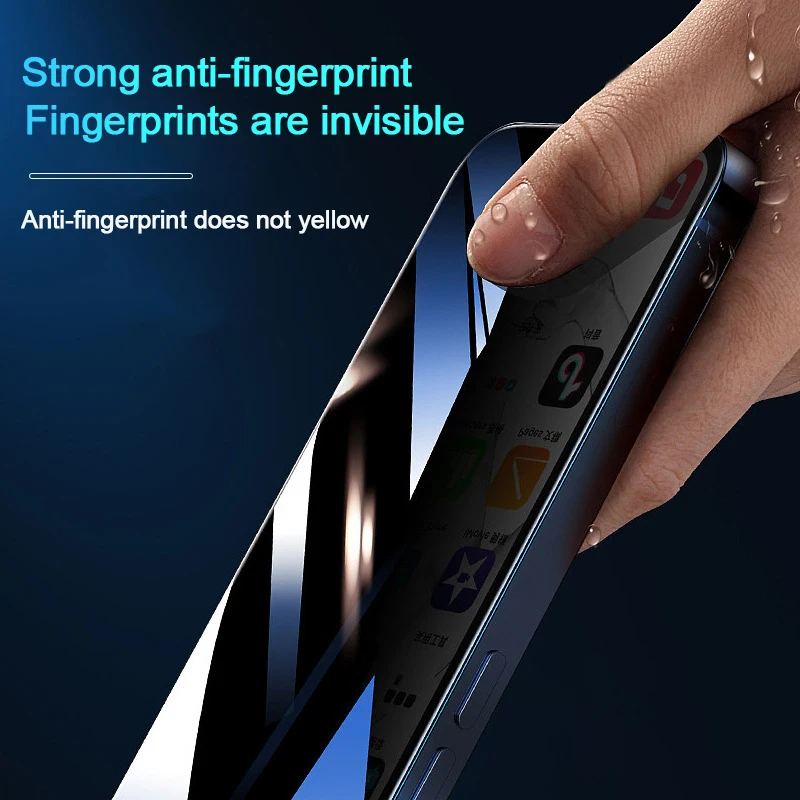 Anti-Spy Tempered Glass Screen Protector | Privacy Film for iPhone 3