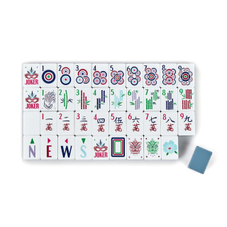 Acrylic Mahjong Set for Travel and Home Play 5