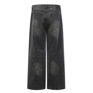 Distressed Denim Pants | Black 2