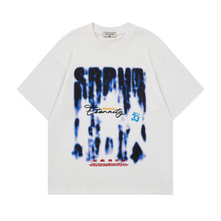 Graffiti Letter Print Short Sleeve T-Shirt