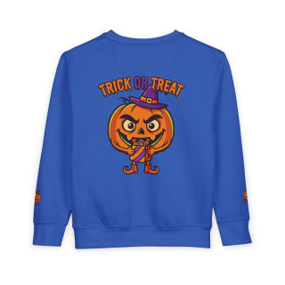 Jack-o'-Lantern Witch Pumpkin Toddler Sweatshirt 13
