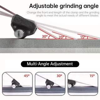 Chisel & Knife Sharpening Guide | Honing Jig with Roller and Sharpening Stone 2
