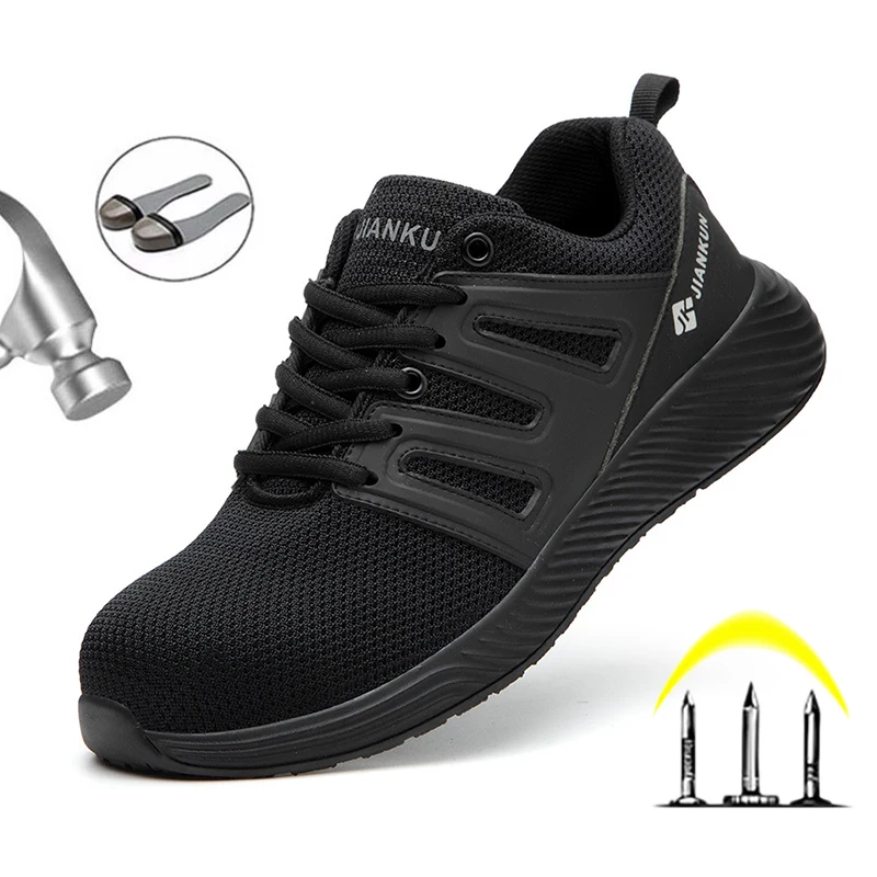 Steel Toe Work Safety Boots for Men | Lightweight Anti-Smashing Sneakers 2