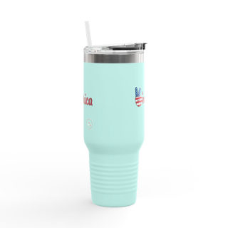 'Merica Peace Hand travel mug, 40oz insulated tumbler 9