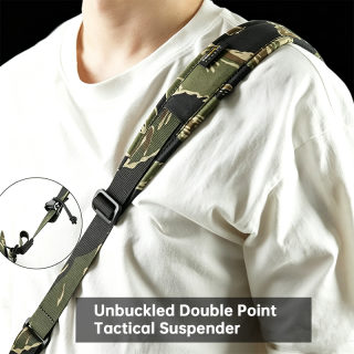 Tactical gear — QD quick-detach rifle sling, 2-point adjustable airgun strap, Cordura 3