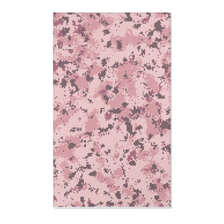Pink Digital Camo Area Rug 2