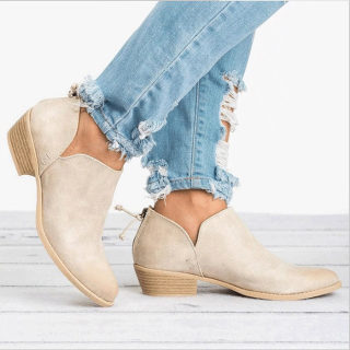Women's Slip-On Platform Ankle Boots for Winter 6