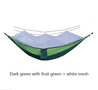 Anti-Mosquito Camping Hammock | 210T Nylon Outdoor Bed with Net 6