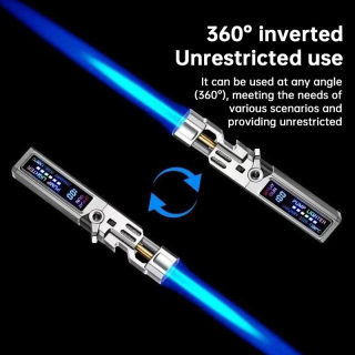 Windproof High-Power Outdoor Torch Lighter | LED Display, Bottle Opener 5