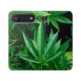 Marijuana leaf flip case 40