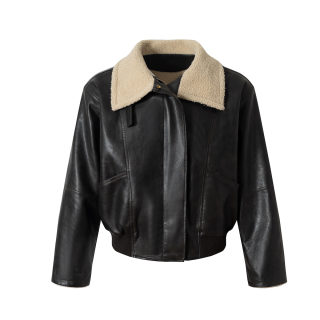 PU Leather Jacket | Padded Loose Fit 6