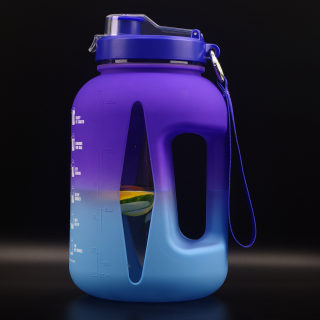2.2L PETG Sports Bottle | Frosted Gradient Fitness Outdoor with Scale 2
