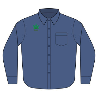 'Merica peace sign graphic denim shirt 4