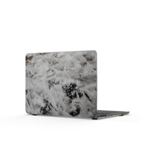 Frosted Snow Texture Clear MacBook Case | Winter Ice Pattern 2
