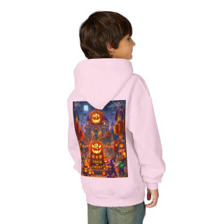 Spooky Pumpkin Patch Trick or Treat Kids Hoodie 78