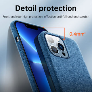 Phone case — Italian Alcantara business leather case for iPhone 15 Pro Max 2