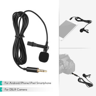 Andoer Mini Clip-On Lavalier Microphone for Smartphones 2