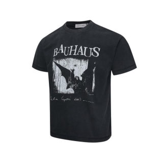 Washed Distressed Gothic Print Loose Fit T-Shirt 3