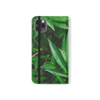 Marijuana leaf flip case 140