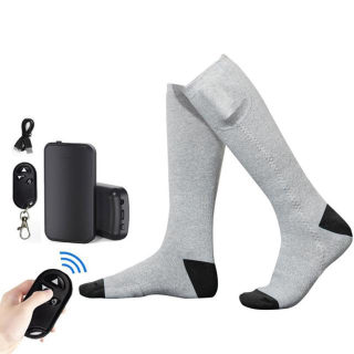Remote-Control USB-Rechargeable Heated Socks, Unisex 4
