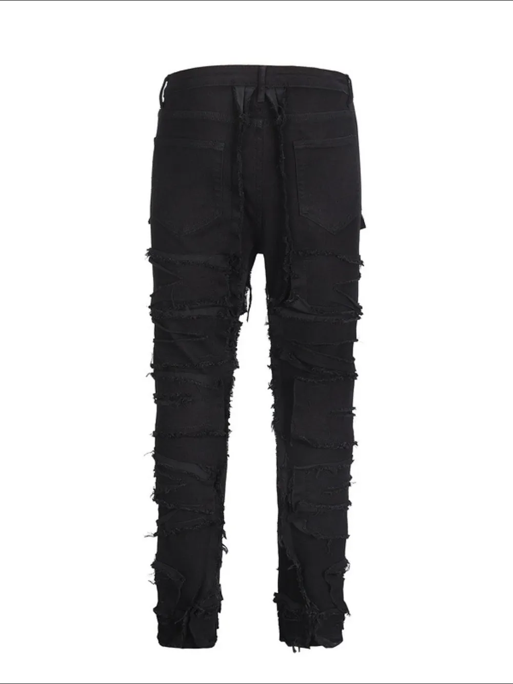 Men's Washed Panelled Jeans 2