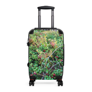Wild Berry Bush Suitcase | Nature Photo Luggage
