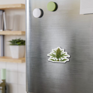 Cannabis Bud Die-Cut Magnet 4