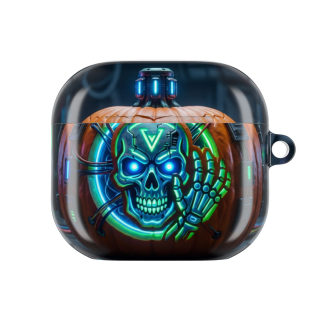 Neon Skull Pumpkin AirPod Case 5