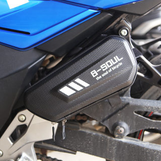 Hard Shell Motorcycle Saddle Tool Bag, 2L