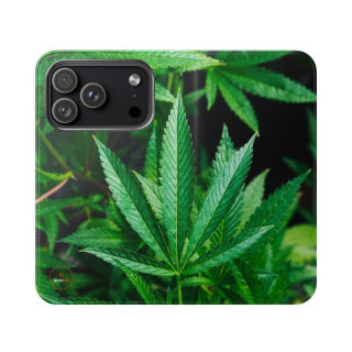 Marijuana leaf flip case 41