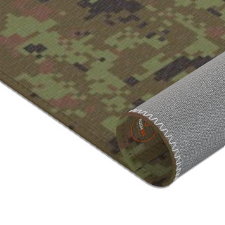 Digital Camo Area Rug 16