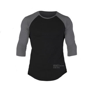 Men's Long Sleeve Elastic Quick-Dry Fitness Training Top 3