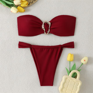 Solid Color bikini set 5