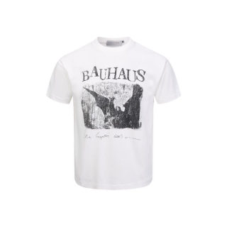 Washed Distressed Gothic Print Loose Fit T-Shirt