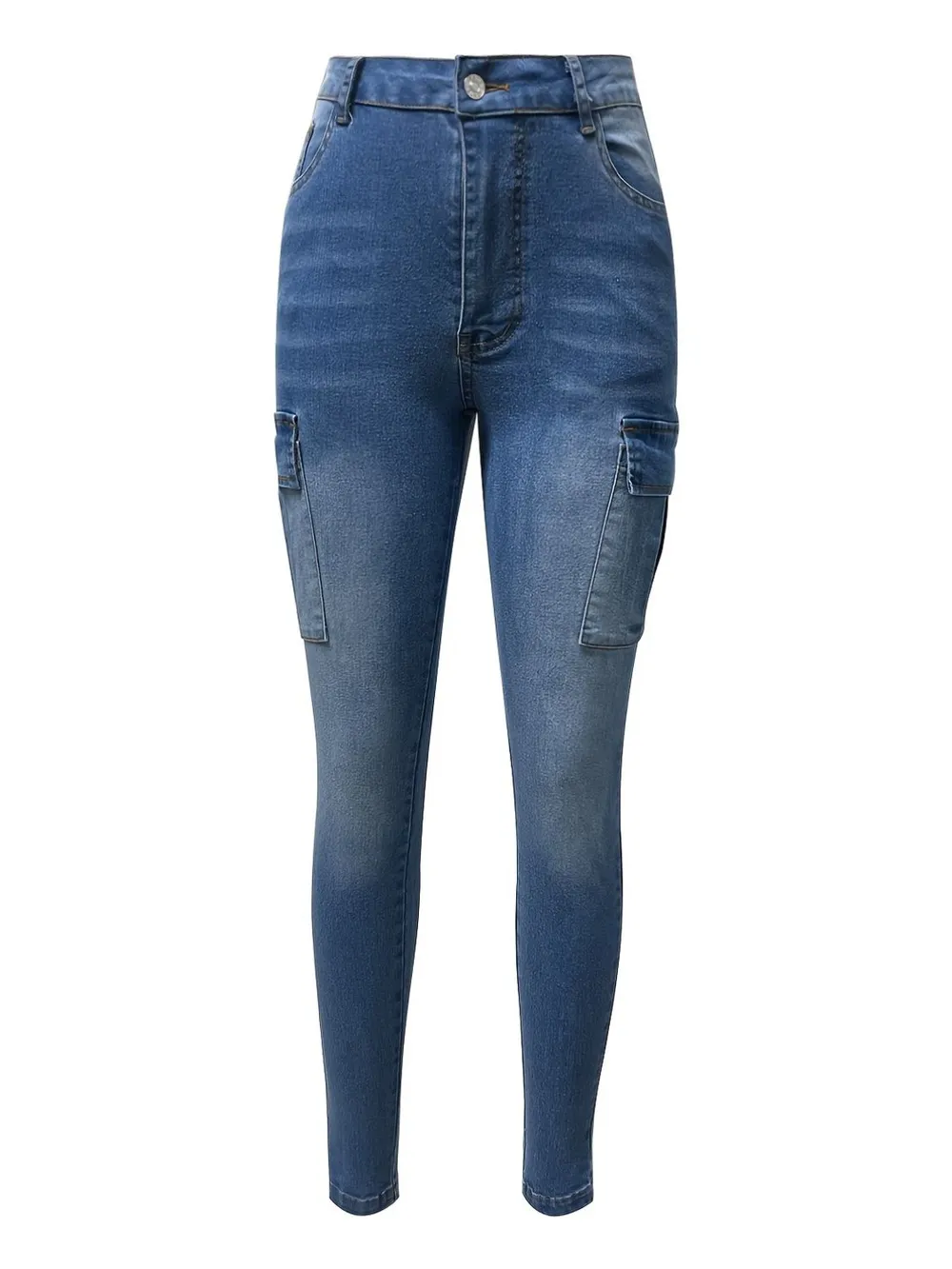 Skinny Jeans with Pockets, Alternate Style 3