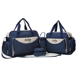 5-Piece Diaper Bag Set for Strollers