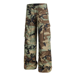 Multi-Pocket Camouflage Work Pants | Loose Fit Street Style 5