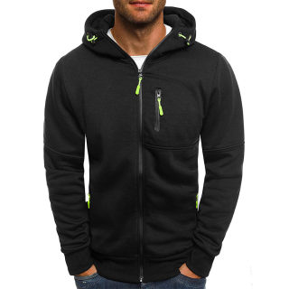 Sports Zipper Hoodie Cardigan | Stand Collar Hooded Jacket 2