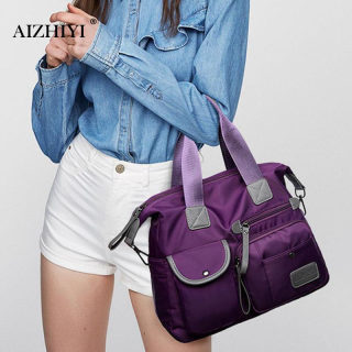 Women's Waterproof Nylon Tote Bag, Multi-Use 4