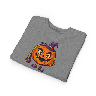 Jack-o'-Lantern Witch Pumpkin Toddler Sweatshirt 20