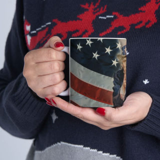 Uncle Sam Pointing Mug | American Flag Ceramic Mug 17