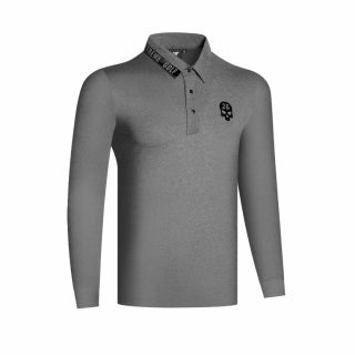 Men's Long Sleeve Golf Sports Pullover | Lapel Sweater Shirt 5